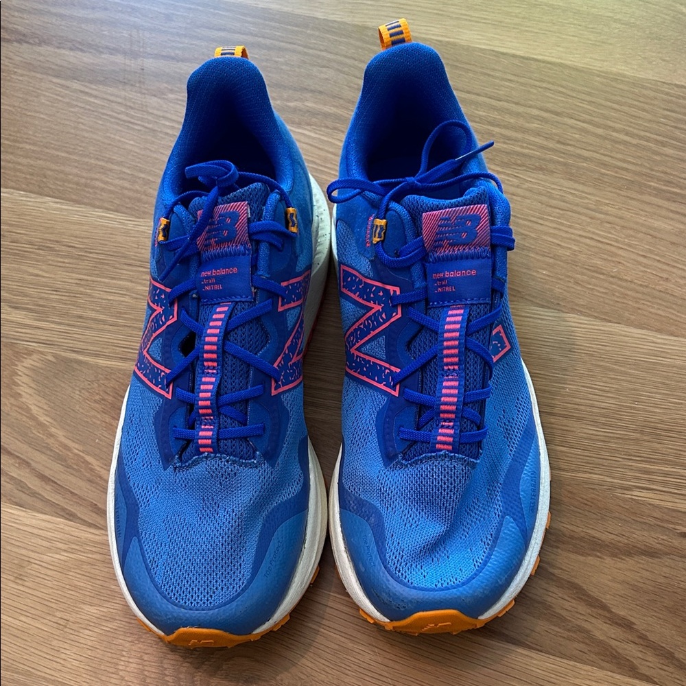 NEW BALANCE KIDS' TRAIL RUNNING SHOE - BLUE/PINK